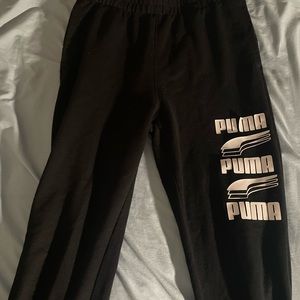 Black Puma Joggers